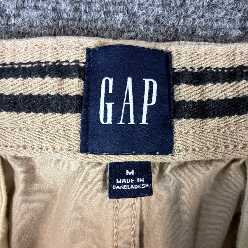 Gap Mens Size Medium 31x27 Khaki Jogger Pants Tan Elastic Waist Drawstring - Picture 2 of 8